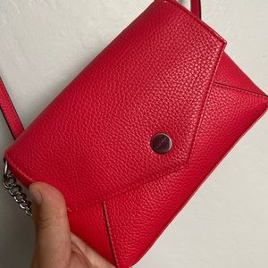 CALVIN KLEIN SMALL RED CROSS BODY BAG